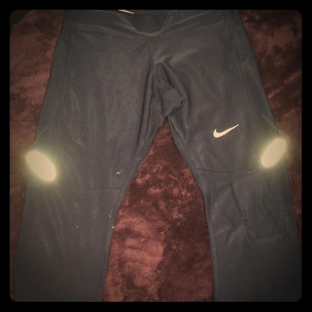 Navy blue Nike leggings